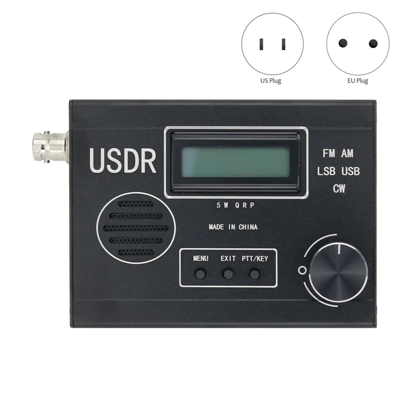 

USDR USDX 5W 8 Band SDR All Mode USB, LSB, CW, AM, FM.SSB.HF QRP SDR Transceiver QCX-SSB