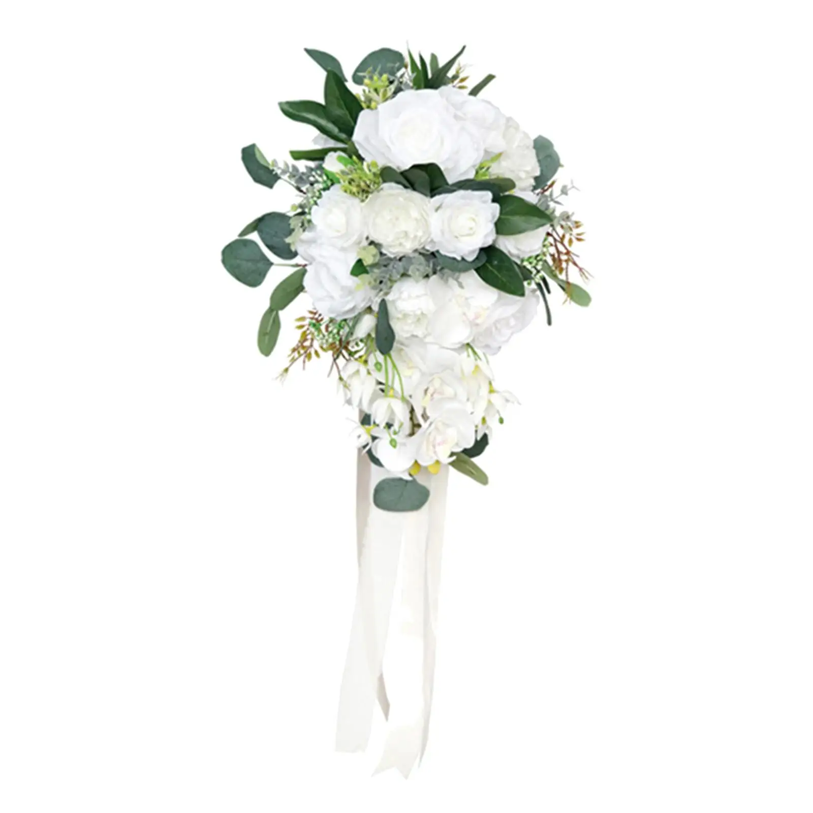 

Artificial Bride Holding Flowers Wedding Bride Bouquet Bride Hand Flower for Church Wedding Party Anniversary Decorations