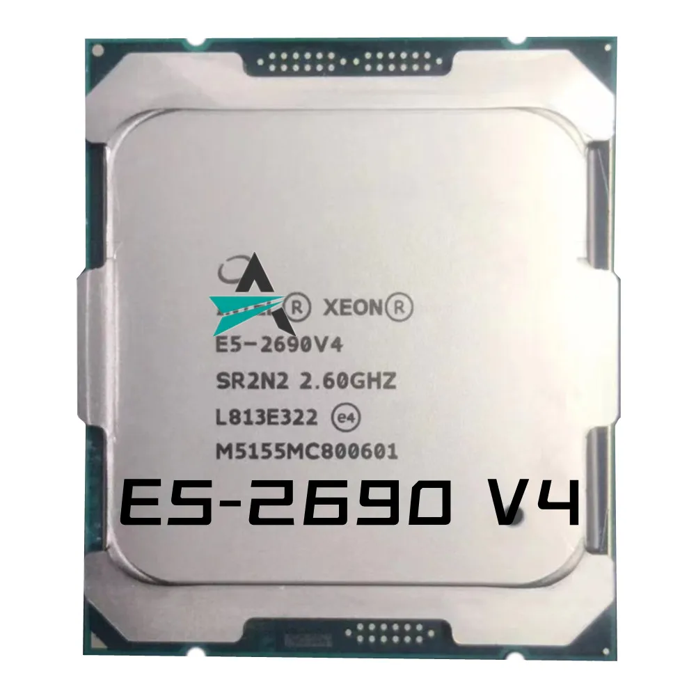 Used Xeon E5 2690 V4 processor 2.6GHz Fourteen nuclei 35M 135W 14nm LGA 2011-3 CPU