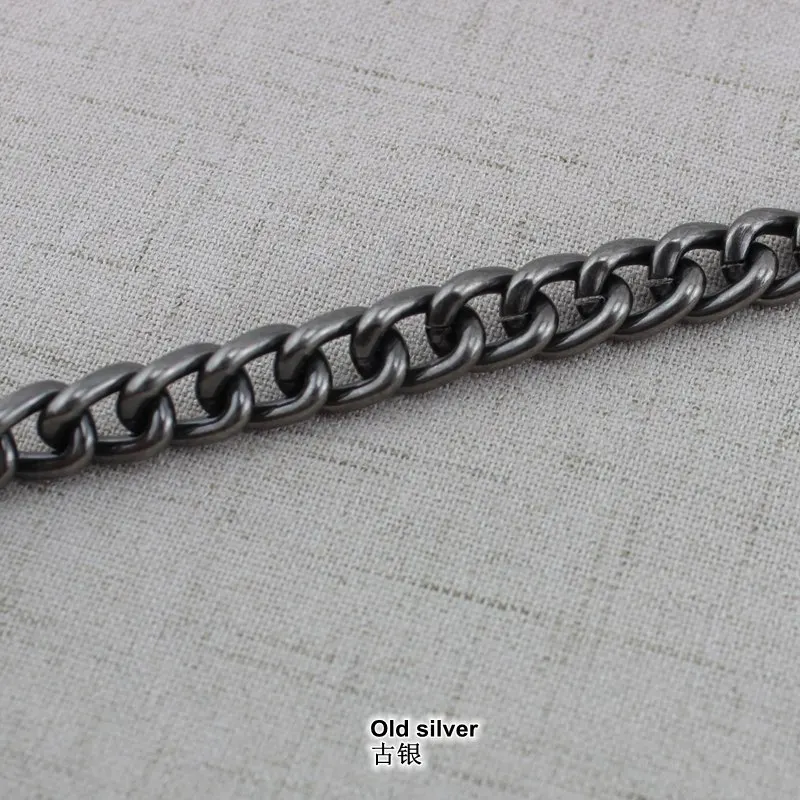 100-130cm High Quality 11mm Fashion Aluminum Chain Bags Purses Strap Accessory Factory Quality Plating Cover Wholesale