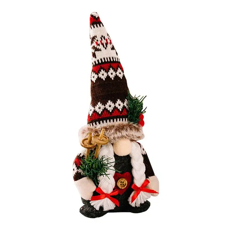 

Рождественские гномы Плюшевые рождественские плюшевые украшения ручной работы шведский Рождество Санта томте плюшевая кукла домашние укр...