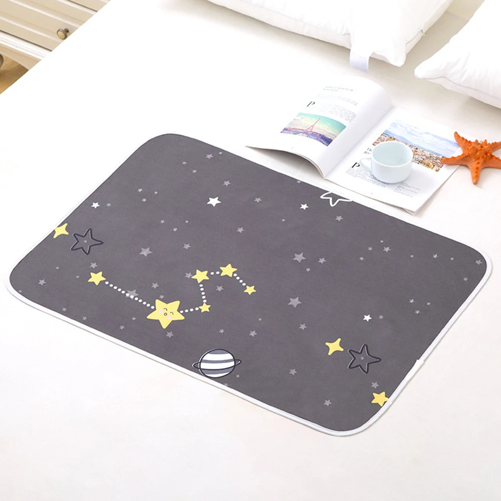 

Reusable Baby Changing Mats Cover Newborn Diaper Mattress Toddler Cotten Waterproof Changing Pats Flool Play Mat