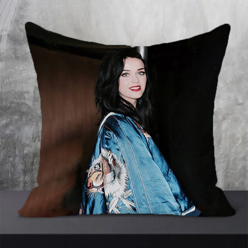 

Room Decor Katy Perry Double Sided Printing Decorative Pillowcases Furniture Pillow Cases Cushion Cover 45*45 Cushions Sofa Home