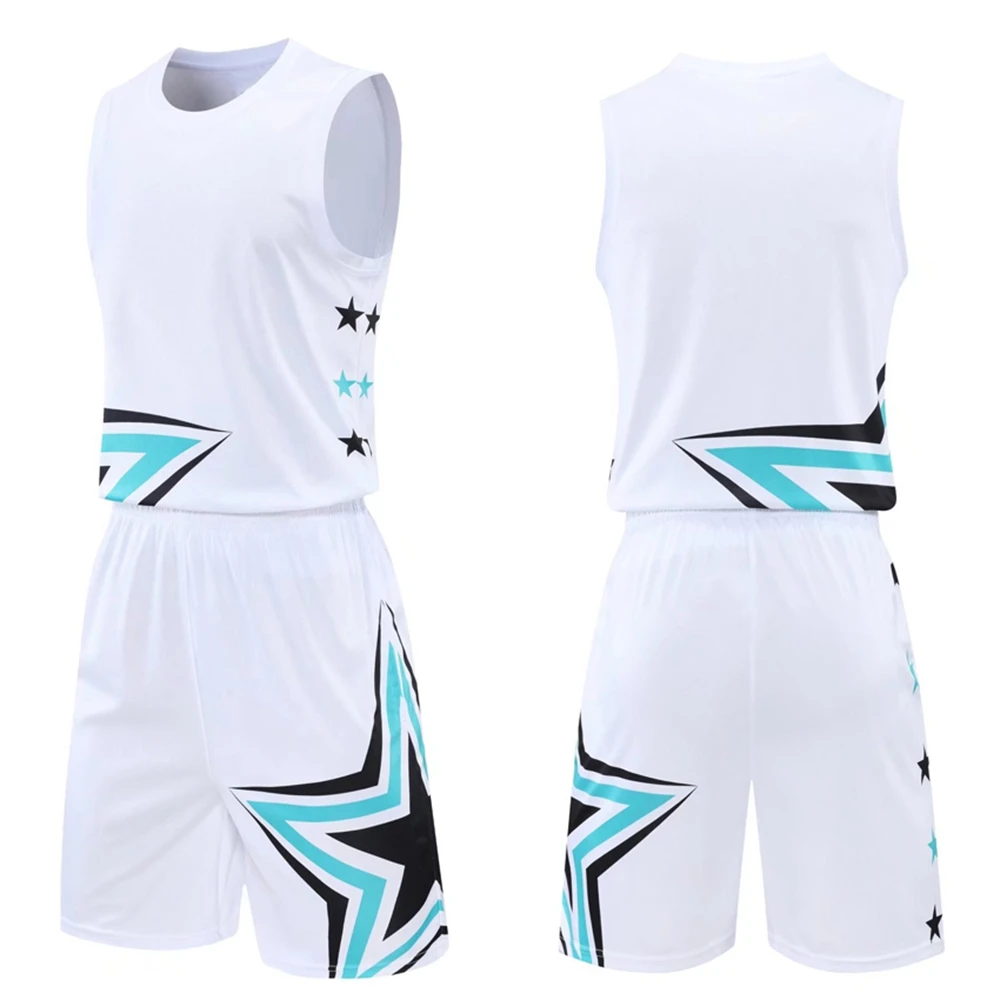 Men's and Women's Uniforms Youth Summer New 2023 Basketball Jerseys Quick-Dry Breathable Training Sports Suit College Uniform