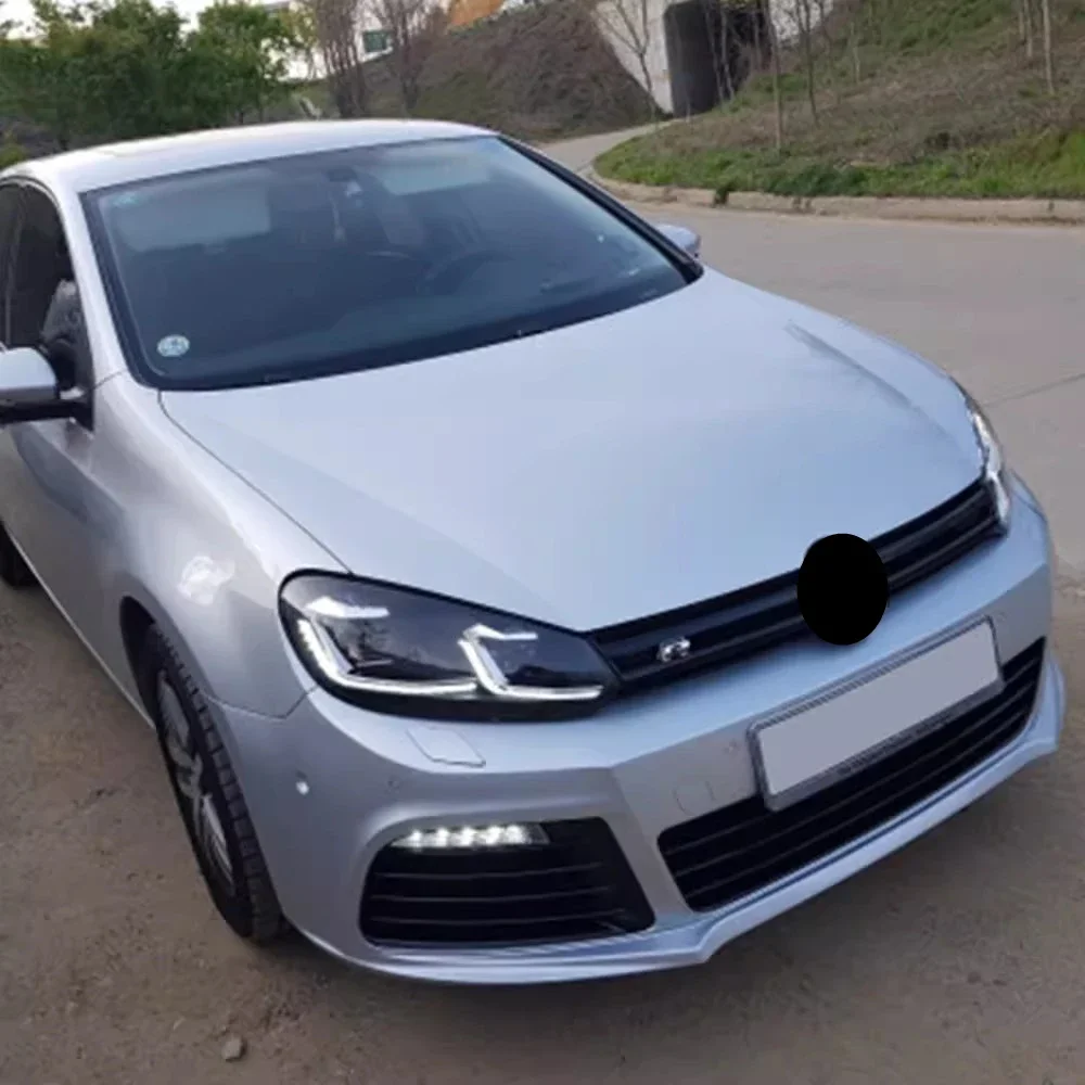 Автомобильные светодиодные фары в сборе для Volkswagen vw golf 6 DRL дневные ходовые огни