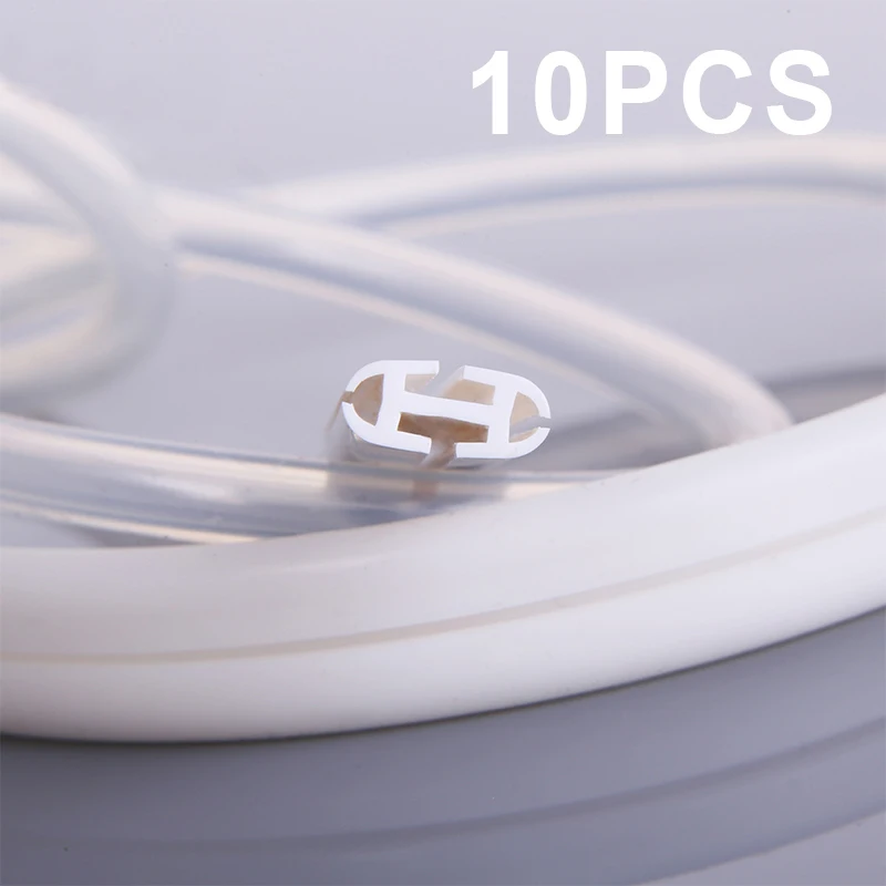 10 шт., силиконовые плоские трубы Canack 100%