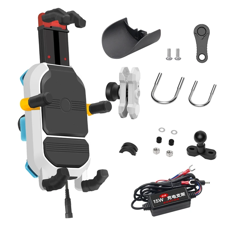 

Mobile Phone Holder Mobile Phone Holder 15W Wireless Fast Charging Mobile Navigation Stand