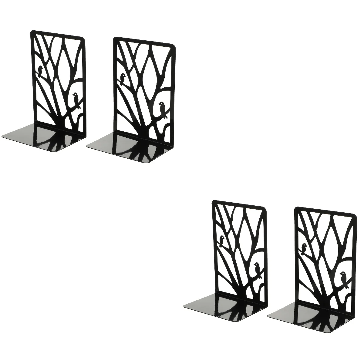 

2 пары, полые подставки для книг