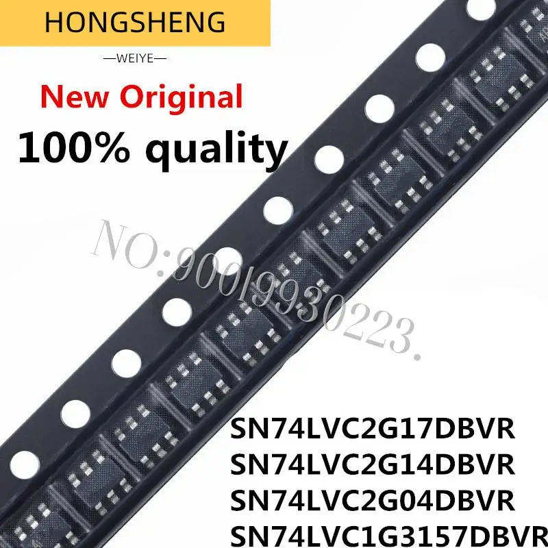 Новинка 100%, 10 шт./лот, SN74LVC2G17DBVR, 74LVC2G17, SN74LVC2G14DBVR, 74LVC2G14, 74LVC2G14GV, SN74LVC2G04DBVR, SN74LVC1G3157DBVR, SOT23-6