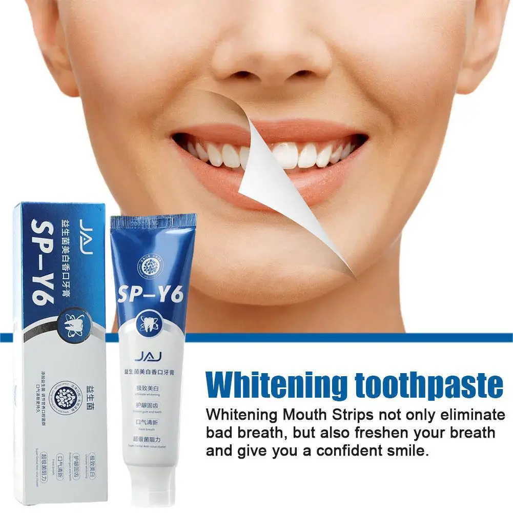 

100 Probiotic Whitening Shark Toothpaste Teeth Whitening Toothpaste Plaque Breath Prevents Care Toothpaste Oral Fresh Z3Z3