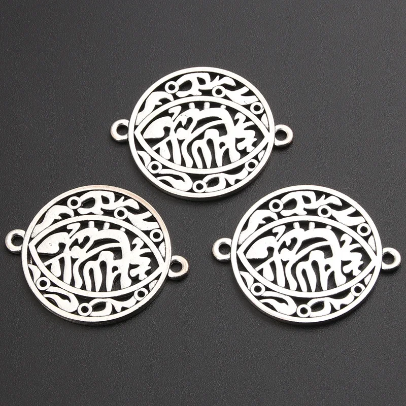 

5 шт., серебряные подвески для браслета, 37x30 мм