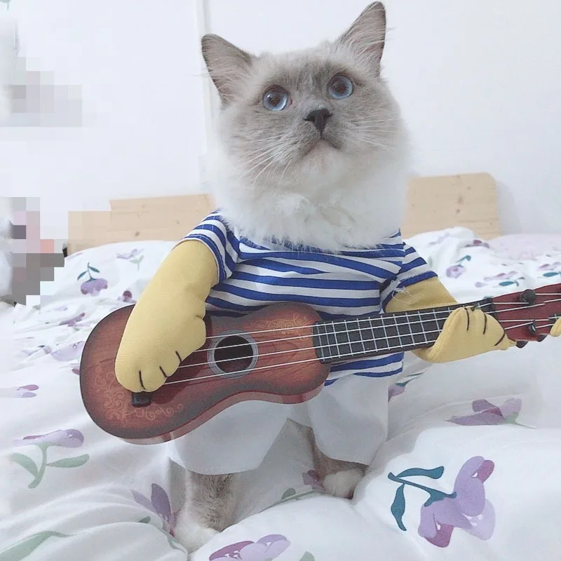 

Pet Costume Funny Dog Costumes Player Halloween Christmas Cosplay Party Dog Cat Clothes Dressing Up Outfits