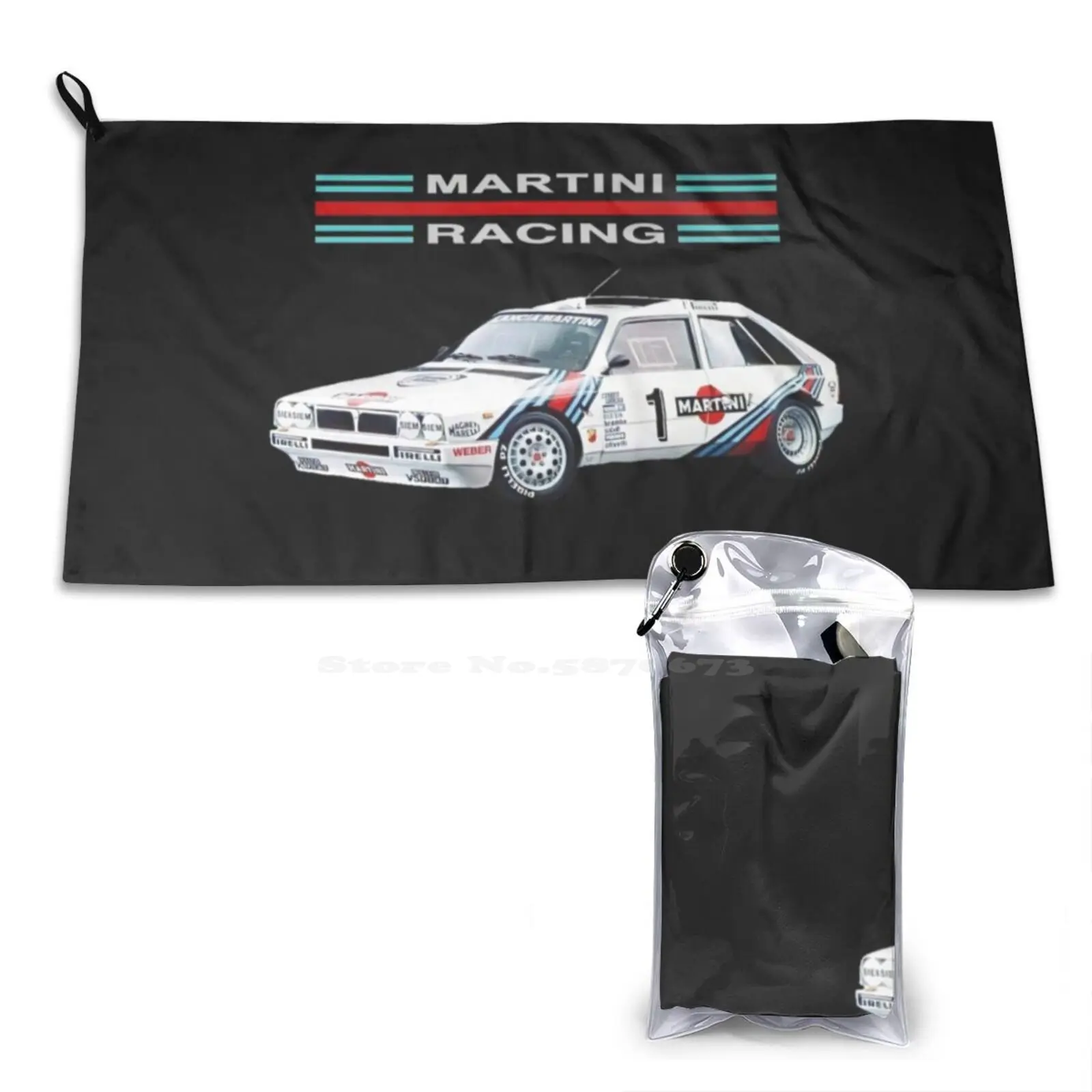 Lancia Delta Hf Integrale Wrc Rally Car Мягкое банное полотенце Мочалка Outdoor Escort Cosworth Motorcar
