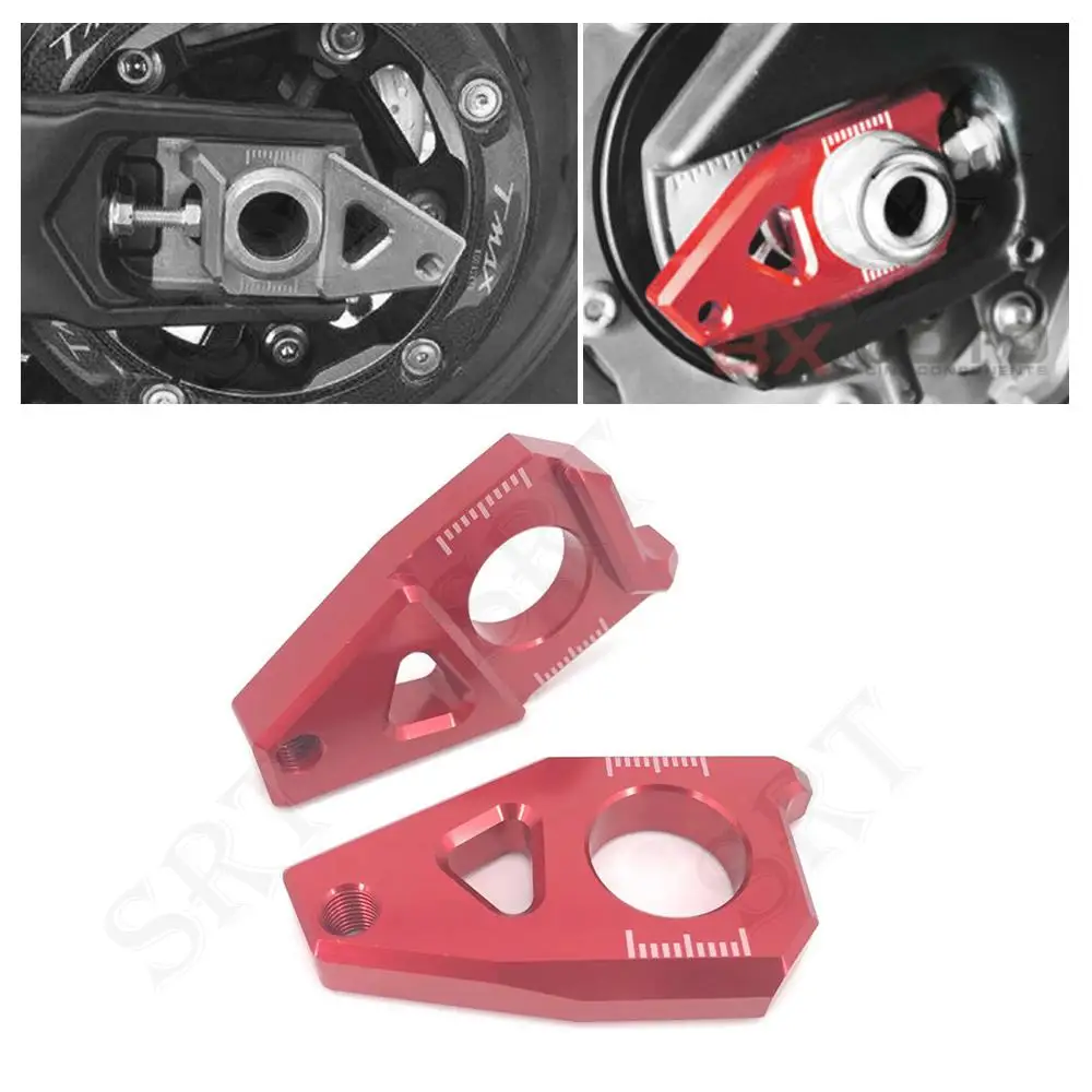 

Motorcycle Rear Axle Spindle Chain Adjuster Blocks For Yamaha YZF R1 FZ1 FZ8 YZF-R1 FZ-1 2006 - 2015 FZ-8 TMAX530 2012 - 2016