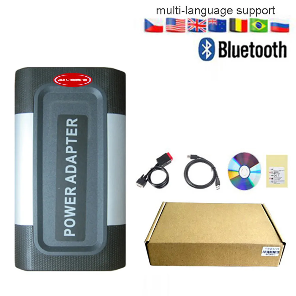 

2022 OBDII Black Interface Tools 2020.23 Keygen for TNESF DELPHIS ORPDC Vd TCS PRO OBD2 Scan Detector Adapter