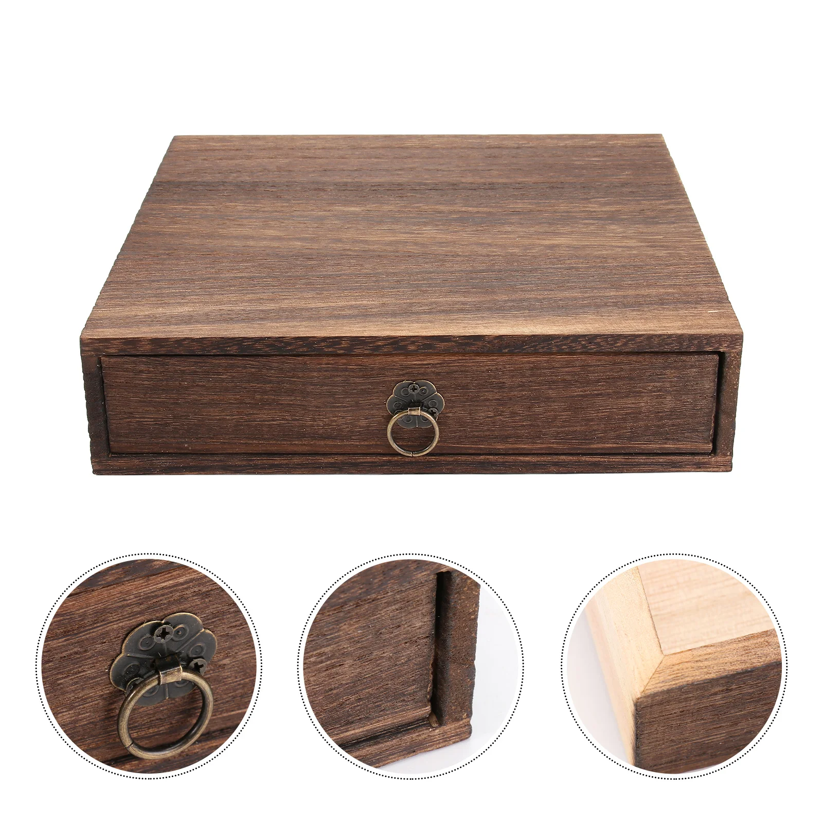 

Wooden Storage Box Jewelry Storage Organizer Pu'er Tea Drawer Wooden Tea Box Multi-Drawer Tea Box Jewelry Organizer Box