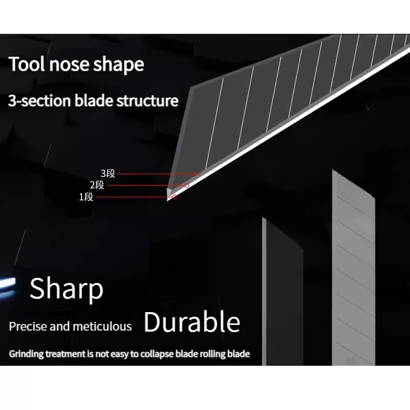 50 японских NT CUTTER BA - 54P нержавеющая сталь 58 градусов ультраострый черный тонкий 0 25