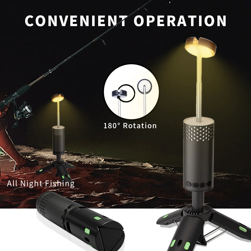 1 шт. выдвижной фонарь для кемпинга с магнитом