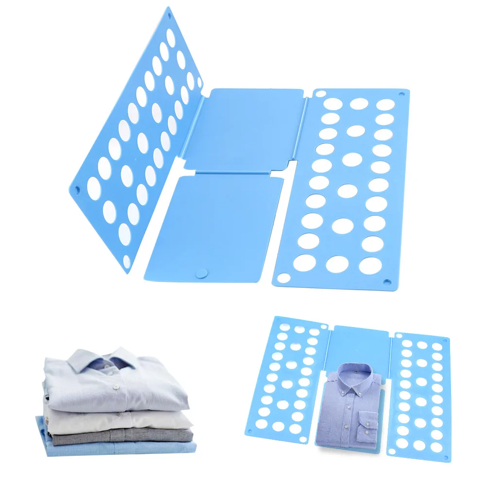 

Portable Clothes Folding Board Lazy Storage Tool Plastic Practical Adult Children T-shirt Wardrobe Quick Storage