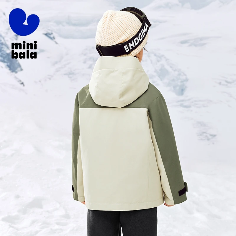 Водонепроницаемый и ветрозащитный пуховик Mini Bala для улицы 2024 новые зимние стили