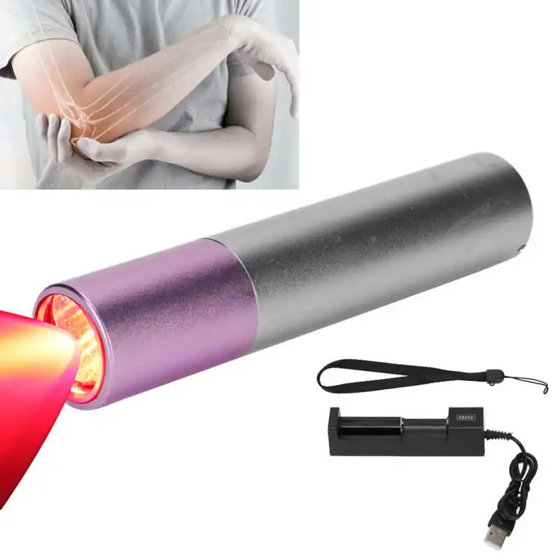 

Red Light Therapy Lamp LED Infrared Light Therapy Pen 850nm Infrared 660nm Soft Scar Wrinkle Removal Treatment Acne Laser Pen