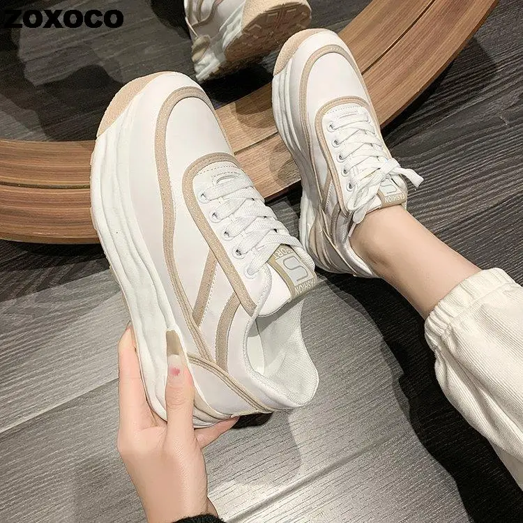 2022 Women Casual Shoes Fashion Summer Casual White Shoes  Platform Flat Shoes Sneakers Flat Mujer Shoes Women Casual Shoe