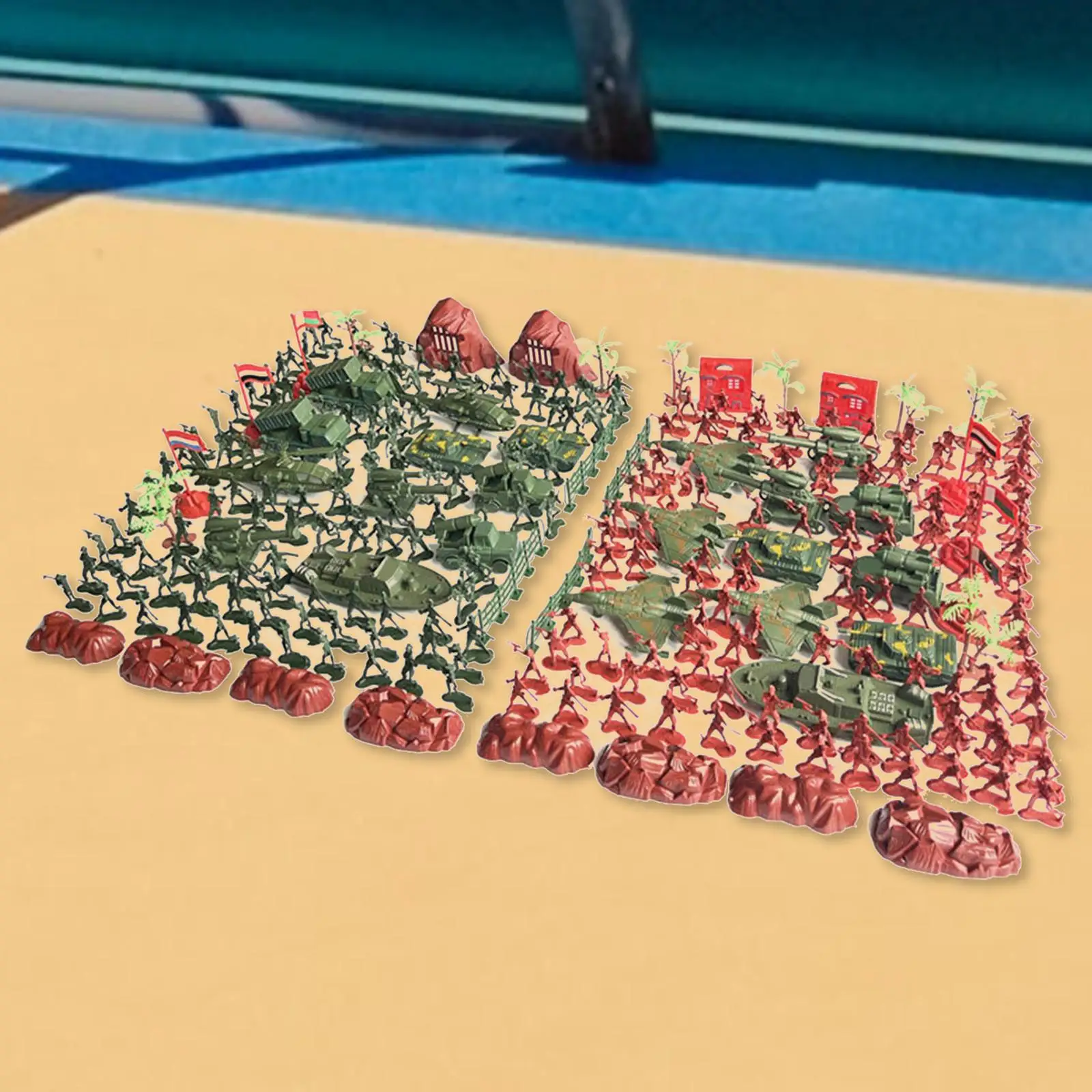 

297Pcs Soldier Figures Play Set Battle Scene Archaic Soldiers for Role Playing