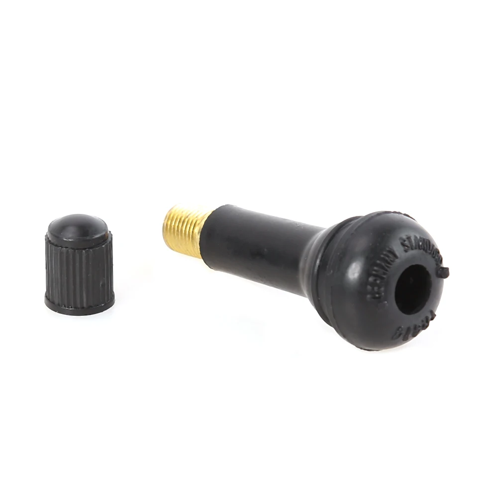 100x TR414 защелкивающиеся резиновые стержни клапанов автомобильные мотоциклетные