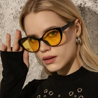 2022 trend ladies cat eye sunglasses ins personality street shot sun glasses beach eyeglasses shades for ladies eyewear uv400