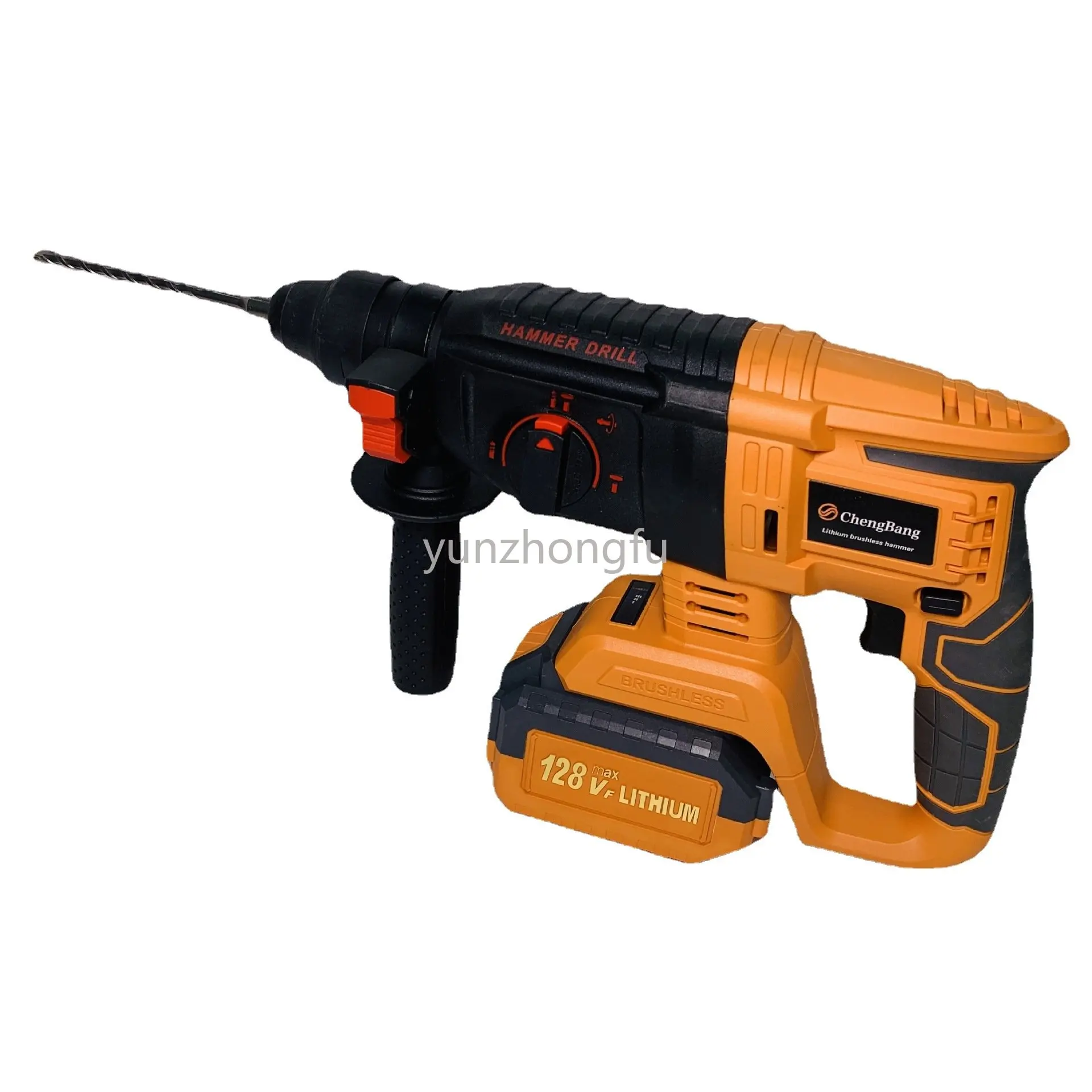 

Lithium Brushless Combination Tool 4-Piece Set Drill Wrench Grinding Hammer No. Xw108 & 128 (Battery Dy Port)