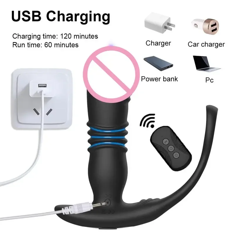 Перезаряжаемый сексуальный расширитель увеличения пениса вибратор для мужчин