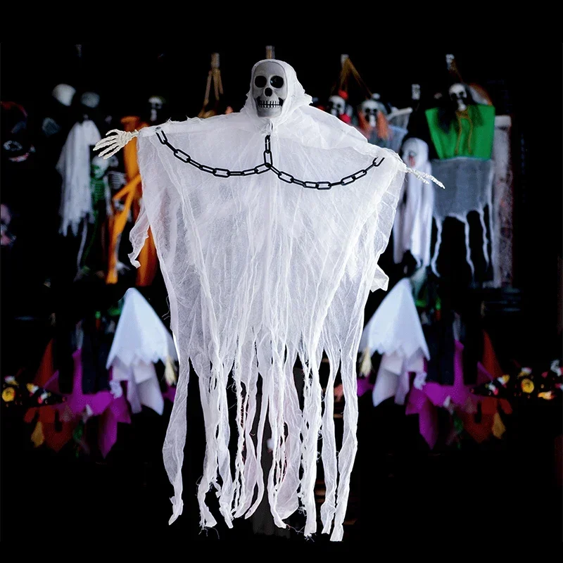 2024 Хэллоуин ужас череп призрак открытый дом с привидениями страшный кулон