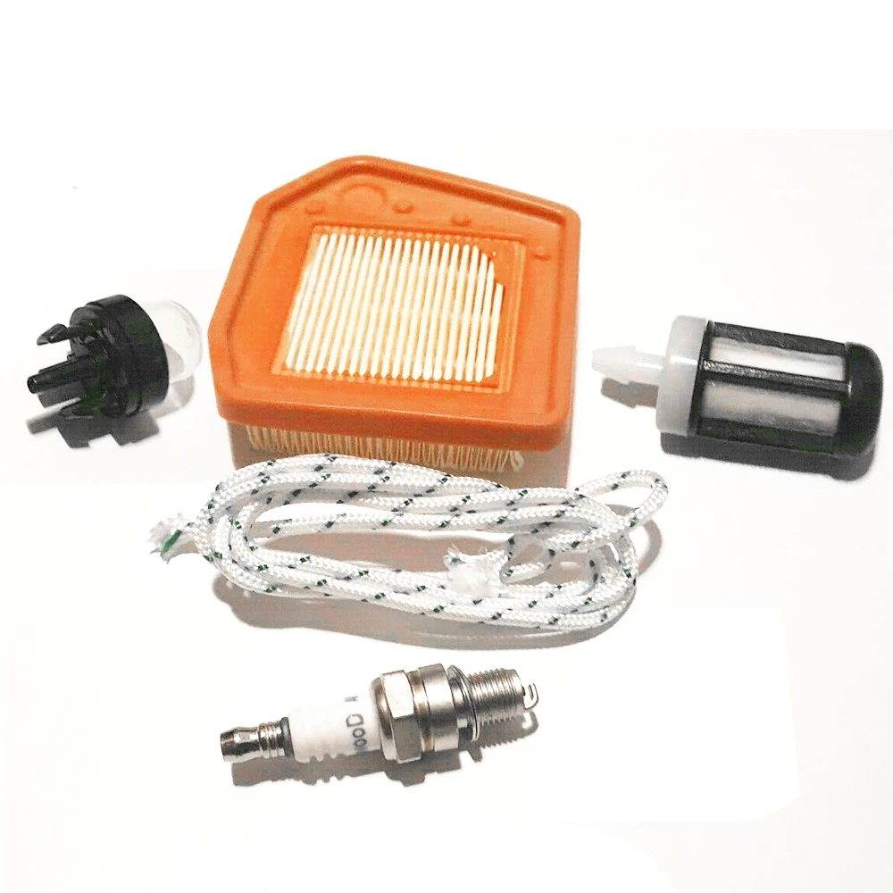 

5Pcs Air Filter Spark Plug Kit Fitment: For STIHL FS240 FS310 FS360 FS410 FS460 Strimmers Part Trimmer Mower Accessories