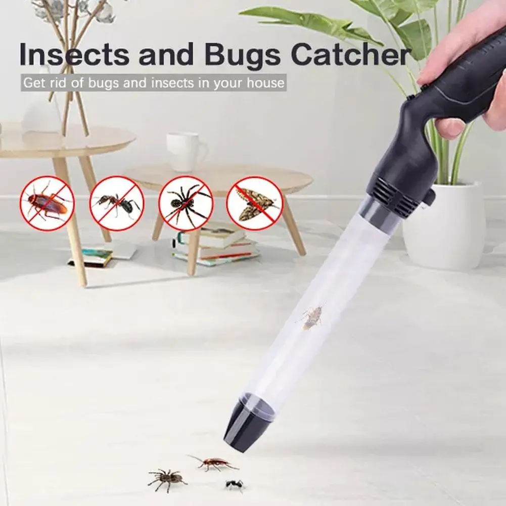 

New LED Insect Suction Trap Catcher Fly Bugs Insect Killer Safety Repellent Insecticidal Pest Lamp Littel Sucker Spider Vacuum