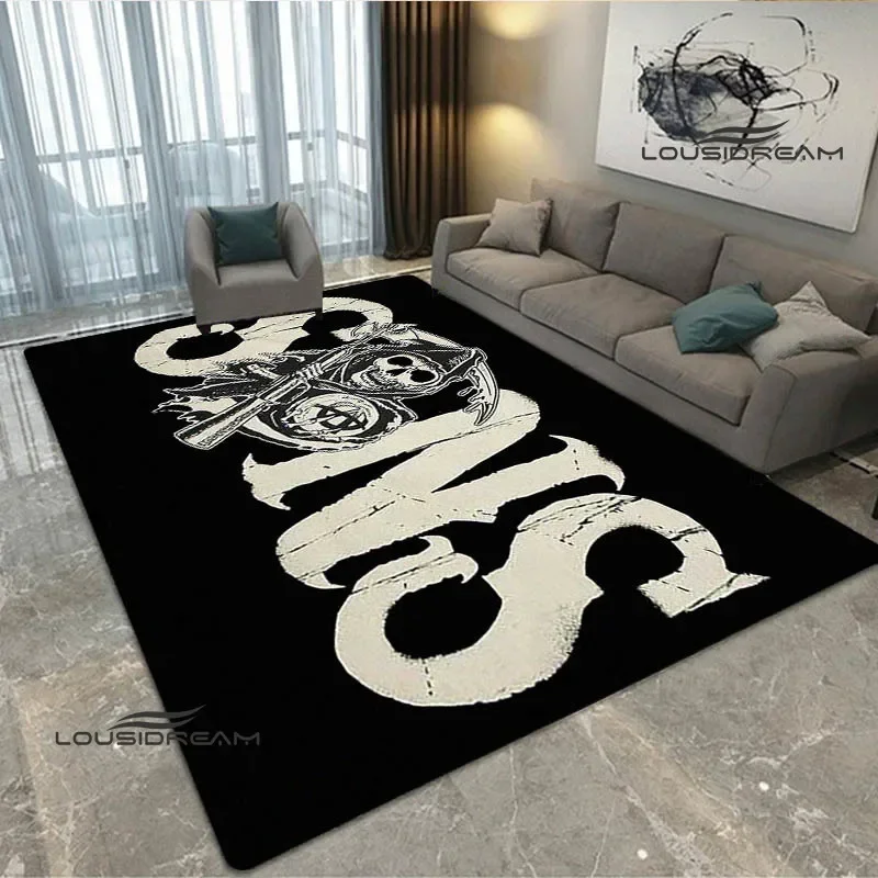 Коврик с принтом Sons of анархии в стиле ретро красивый ковер для гостиной и спальни