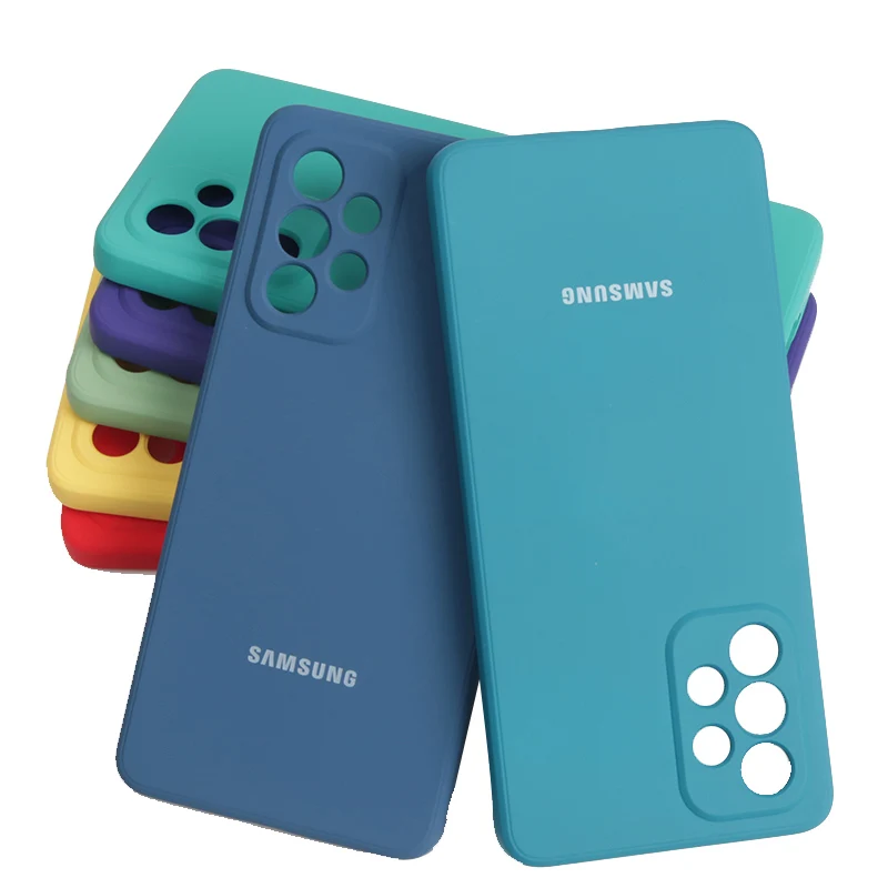 Чехол для Samsung Galaxy A53 5G A73 шелковистый силиконовый чехол мягкая на ощупь задняя