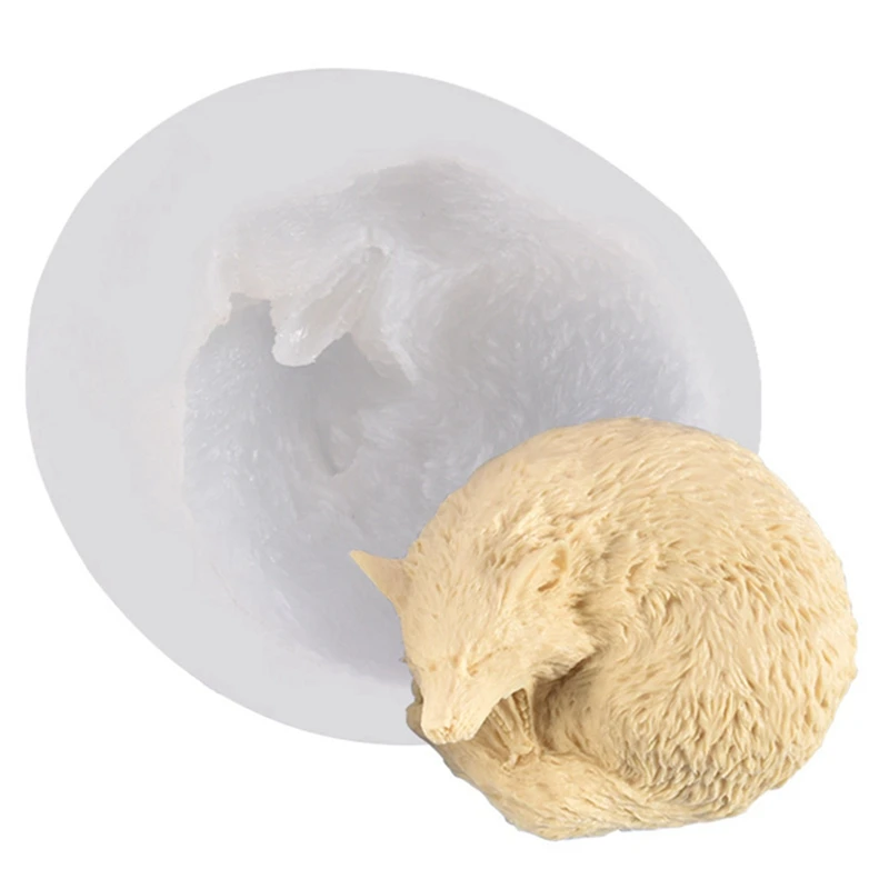

Candle Mold, DIY Animal Silicone Mold, 3D Wolf Silicone Mold
