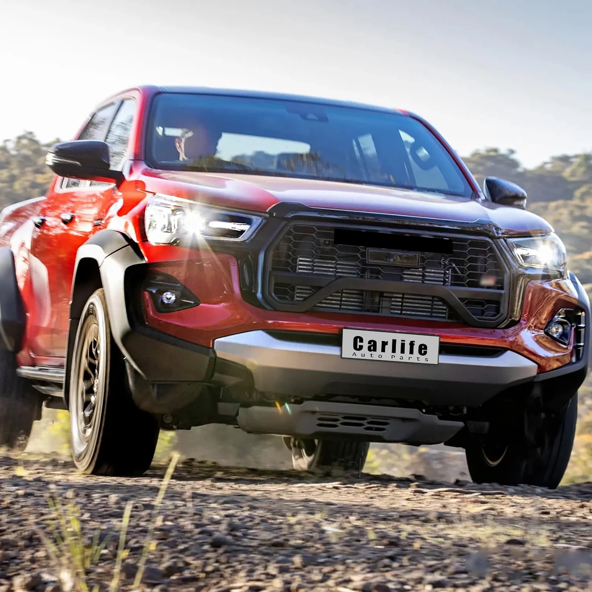 Подходит для Toyota hilux 2016-2019 facelift до 2023 GR Спортивная модификация комплект бампера.