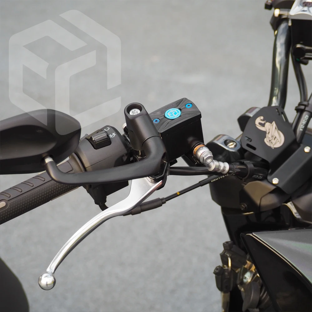 Фото Для YAMAHA MT15 передний бак тормозной жидкости, крышка масляной чашки, крышка тормозной жидкости, резервуар главного цилиндра, аксессуары для мотоциклов с ЧПУ №2