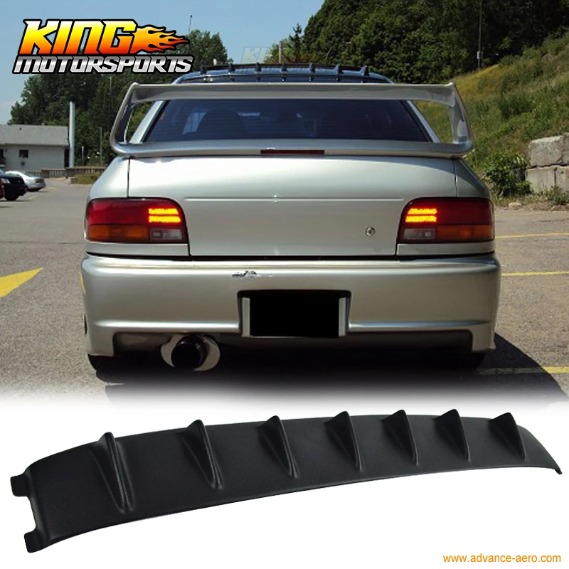 

Fit For 93-01 Subaru Impreza VTX Vortex VG Style Roof Fin Spoiler Painted Matter Black