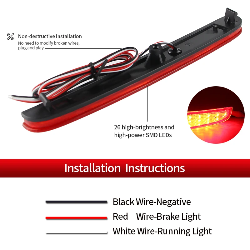 2 шт. для Honda N-Box 2021-2024 Высококачественный автомобильный задний бампер