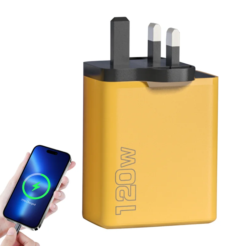 6 портов двойное USB-зарядное устройство Type-C настенный адаптер QC3.0 120 Вт быстрая