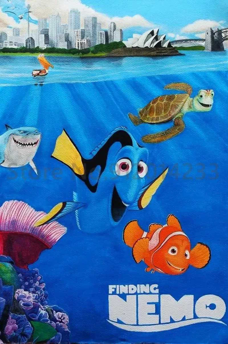 Набор для алмазной вышивки стразы картина крестиком 5D сделай сам Disney в поисках