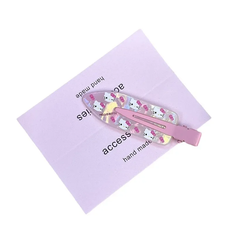 Kawaii милый Sanrio аниме периферийный Hello Kitty мультфильм сладкий BB зажим боковой