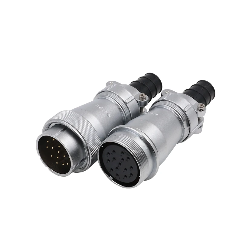 Водонепроницаемый авиационный разъем WEIPU WF40 TI + ZI M40 5 9 15 26 31 52Pin, штепсельная вилка, док-разъем, IP65, зарядка, большой ток