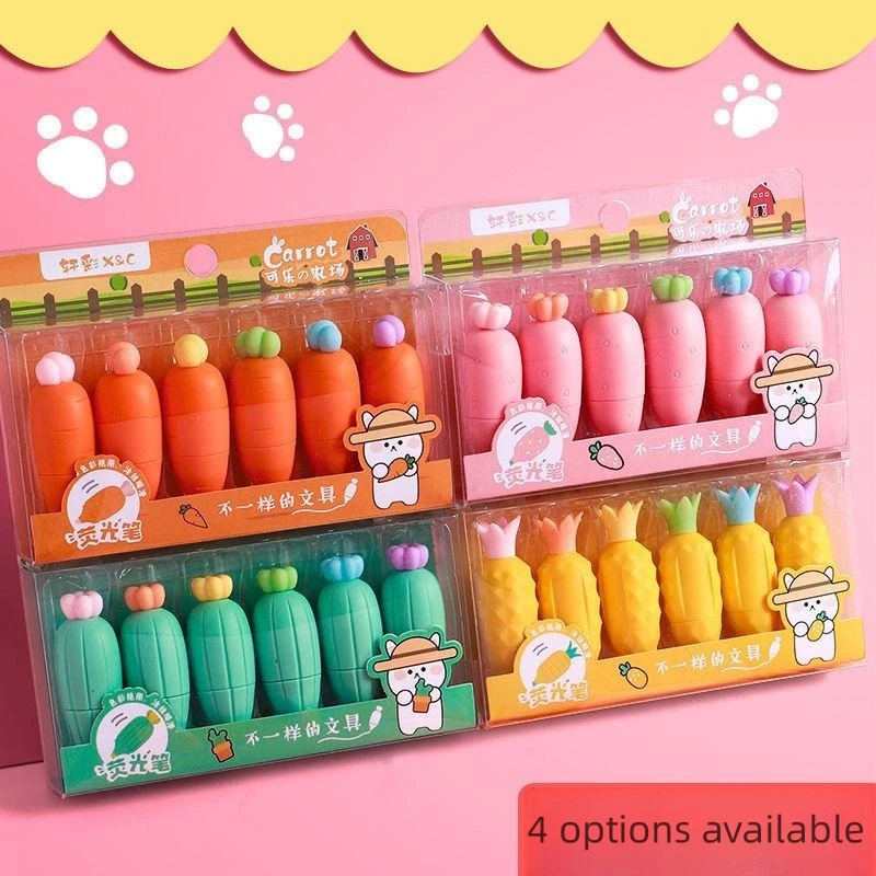 

6 шт./партия, маркеры в виде моркови и ананаса