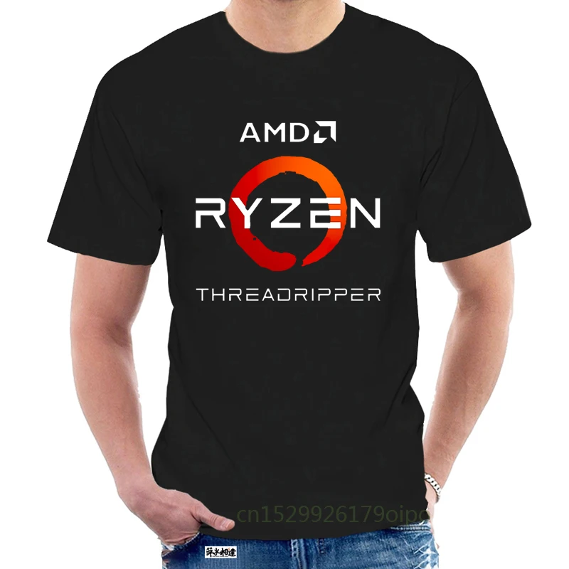 Новая мужская футболка AMD Ryzen Threadripper с процессором размер S-3XL 1750R - купить по