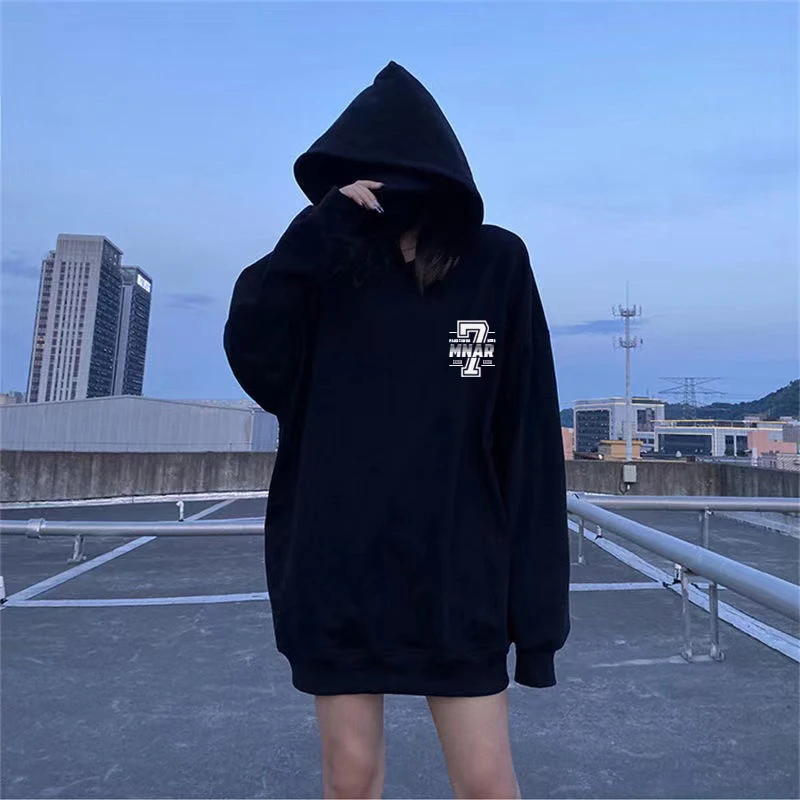 Mu Xi Американский Ретро Свитер оверсайз женская одежда осень и зима оригинальный