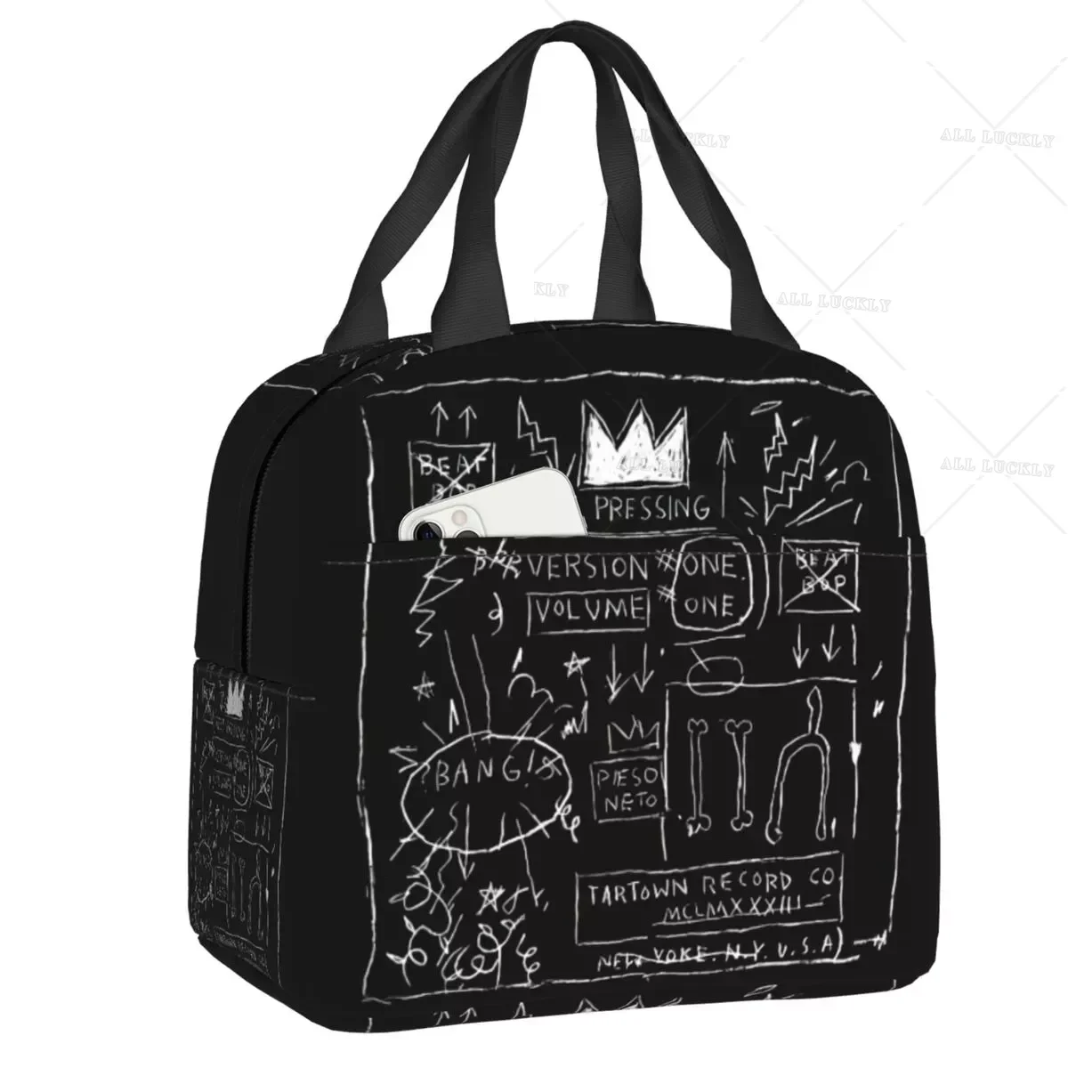 

Graffiti Art Thermal Insulated Lunch Bag Women Resuable Lunch Container for Outdoor Camping Travel Storage Food Box