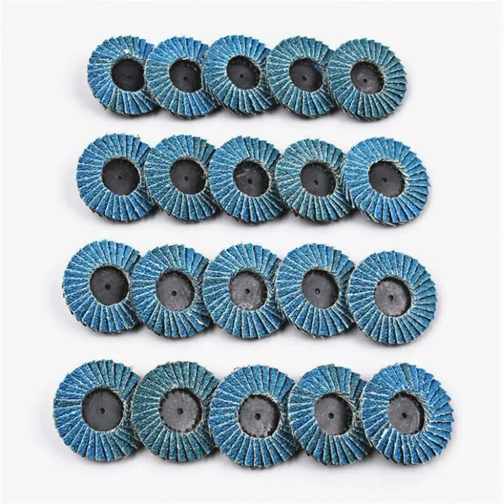 

Набор дисков из наждачной бумаги, комплект из 20 дисков из 2-дюймового циркония T27, с плоским откидным диском, круглые шлифовальные плоские накладки с откидной крышкой, 40 гритов